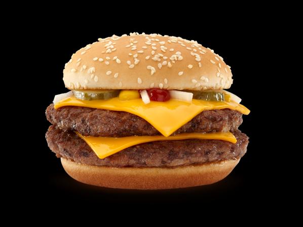 Las 5 peores y 5 mejores hamburguesas - PEOR de Mc Donalds: Doble cuarto de libra con queso